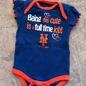 Genuine Merchandise Mets Baby One-Piece Bodysuit